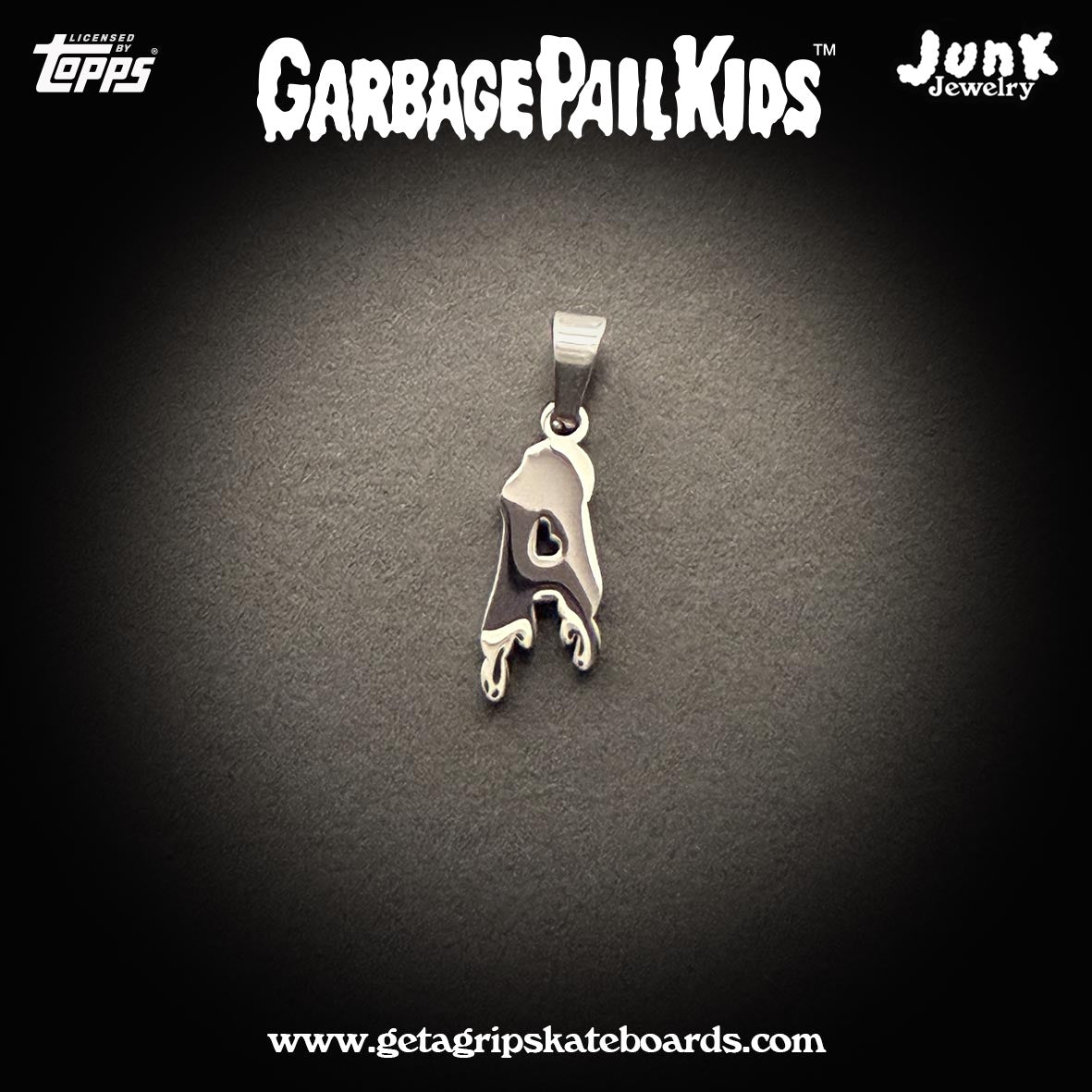 Official Garbage Pail Kids Alphabet Pendant