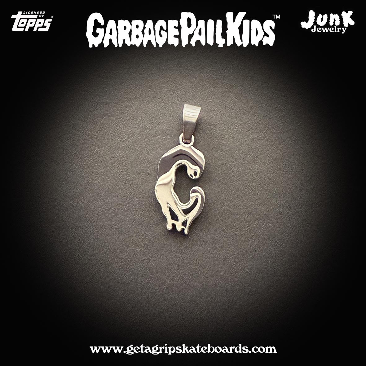 Official Garbage Pail Kids Alphabet Pendant