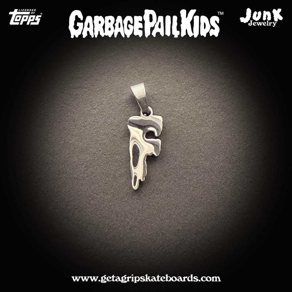 Official Garbage Pail Kids Alphabet Pendant