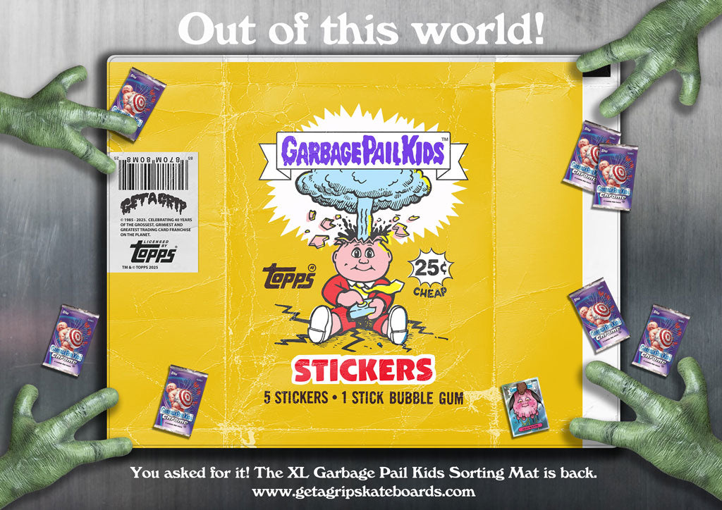 XL Garbage Pail Kids Sorting Mat – Get a Grip Skateboards