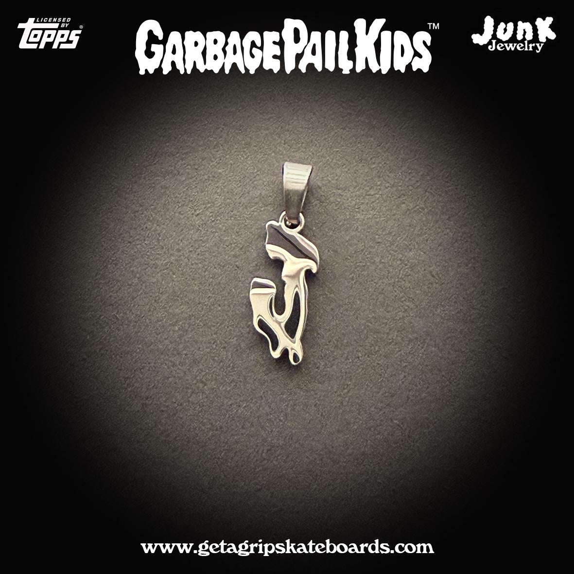 Official Garbage Pail Kids Alphabet Pendant