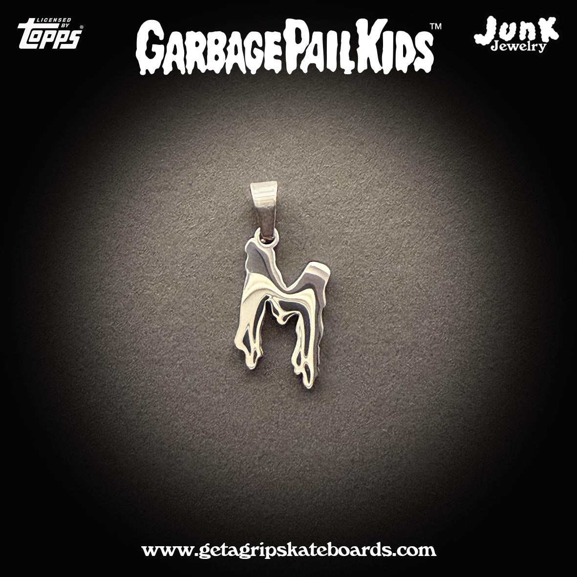 Official Garbage Pail Kids Alphabet Pendant