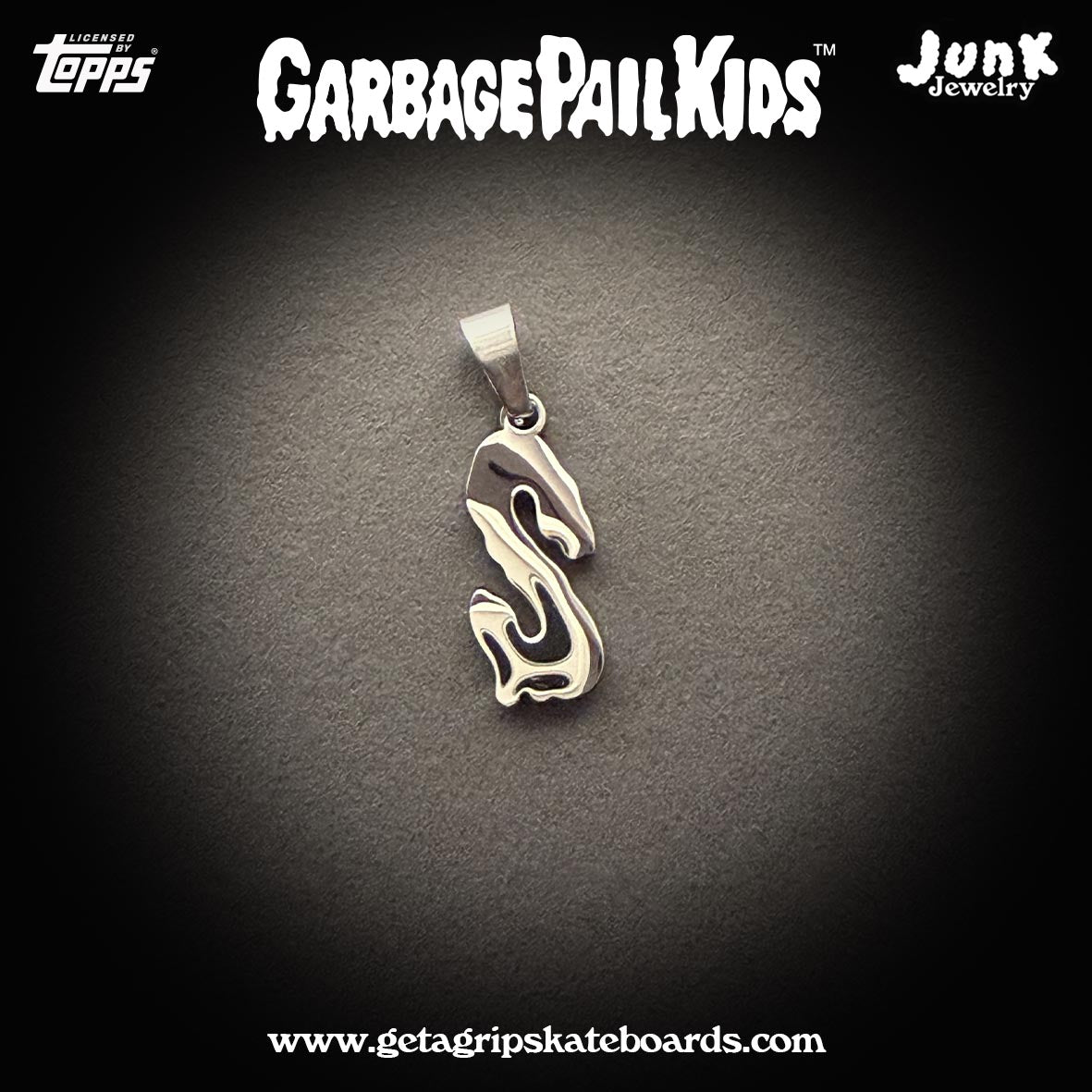 Official Garbage Pail Kids Alphabet Pendant