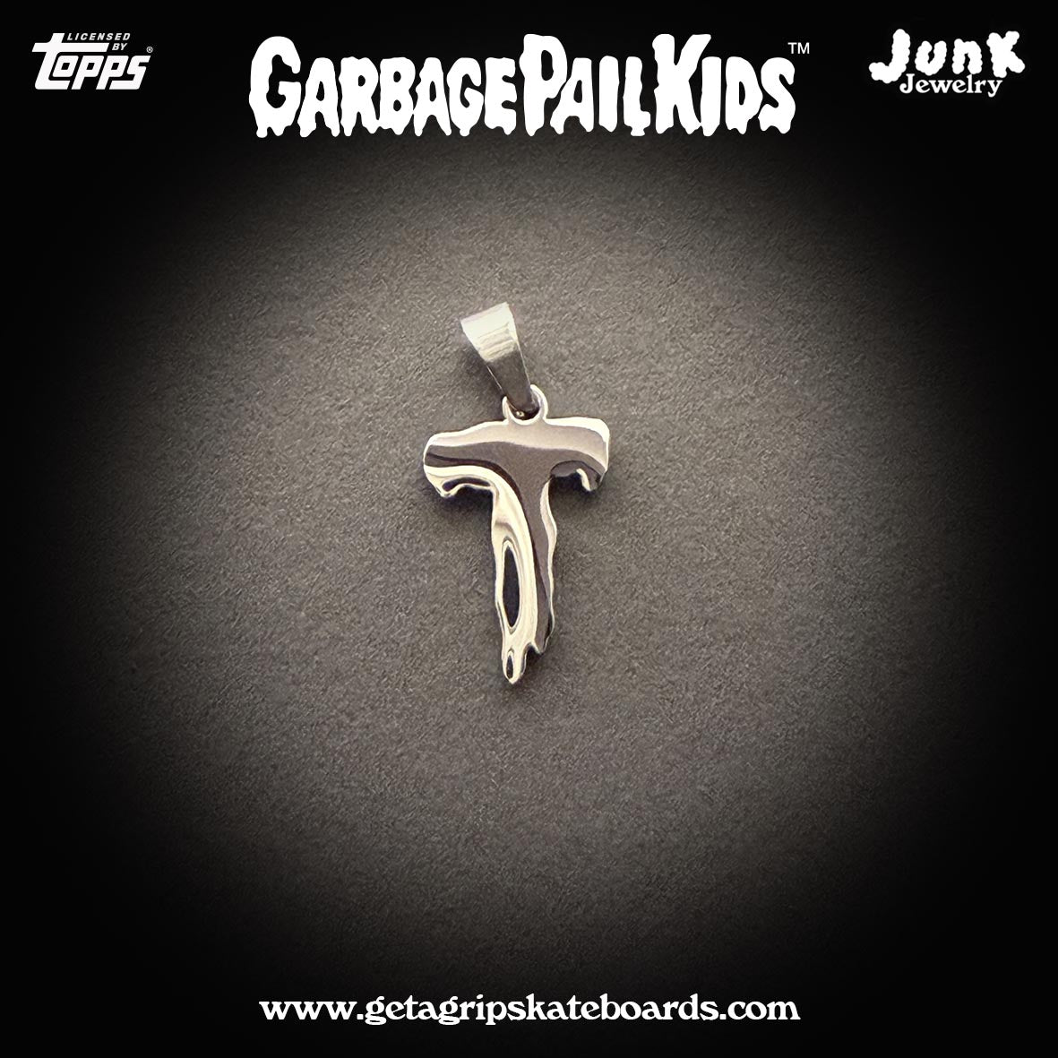 Official Garbage Pail Kids Alphabet Pendant