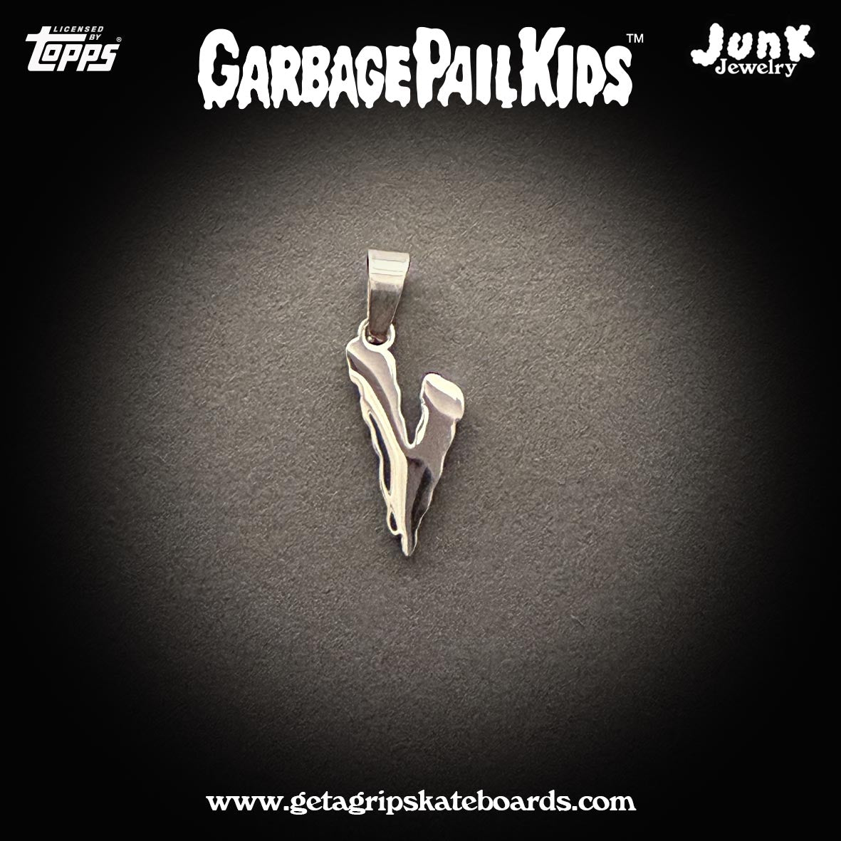 Official Garbage Pail Kids Alphabet Pendant