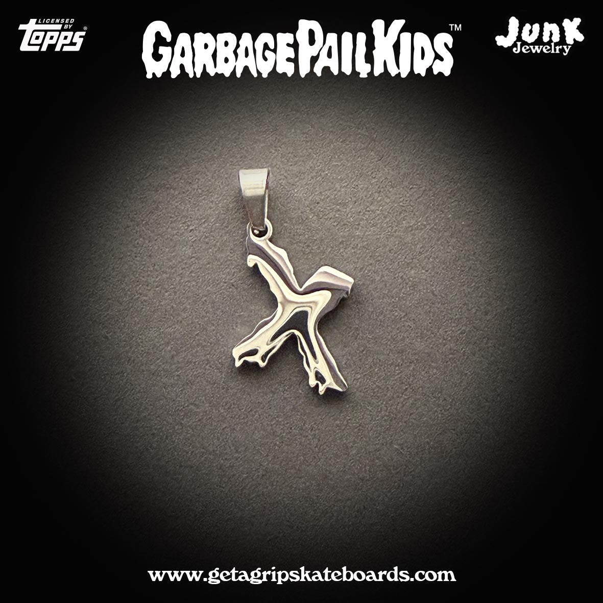 Official Garbage Pail Kids Alphabet Pendant