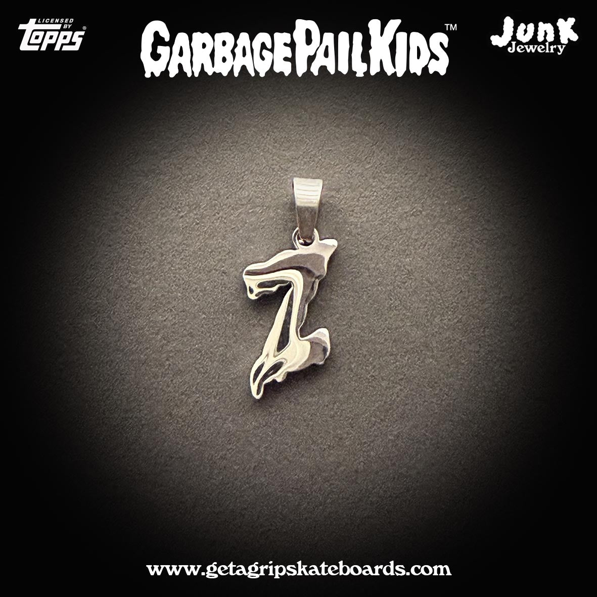 Official Garbage Pail Kids Alphabet Pendant