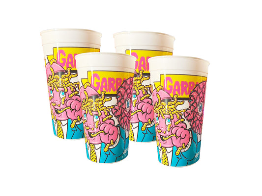 32oz Garbage Pail Kids Collector Cup x4